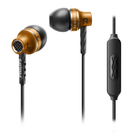 SHE9105BS/27  In ear headphones with mic