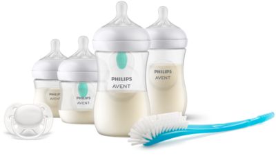 Philips Avent Natural Response Fles - Cadeauset voor pasgeboren baby's SCD657/11 - Babyflessen met Anti-Koliek Speen
