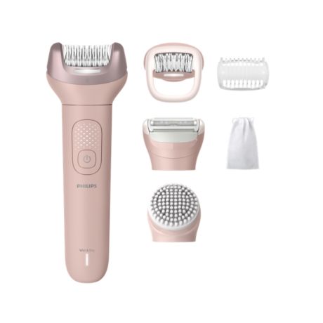 BRE718/00 Epilator Series 9000 Kabelloser Epilierer, nass und trocken