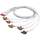5 lead set Grabber chest, AAMI ICU Lead Set