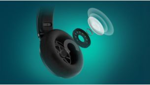 40 mm Lautsprechertreiber bieten verzerrungsfreien Sound