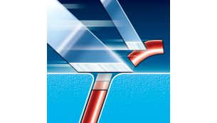 Super Lift & Cut-scheersysteem met dubbele mesjes