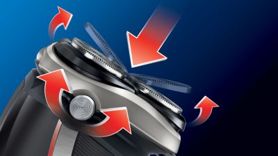 Heads pivot and flex to follow every curve for comfort