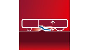 Contour following nozzle adjusts to uneven floors