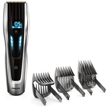 HC9450/13 Philips Hairclipper Series 9000 Cordless hair clippers with 3 accessories