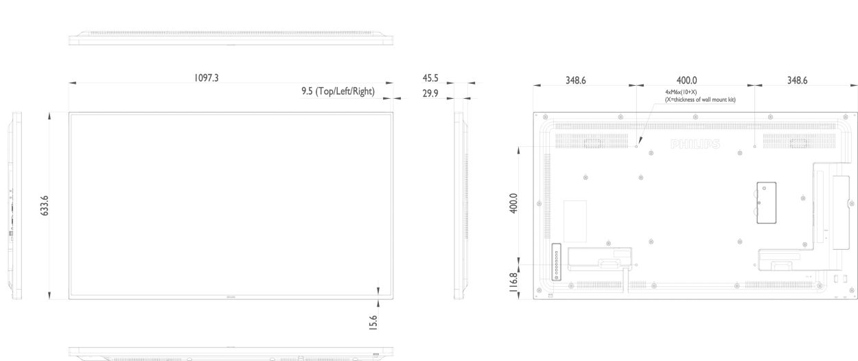 Signage Solutions D-Line Display 49BDL4050D/00 | Philips