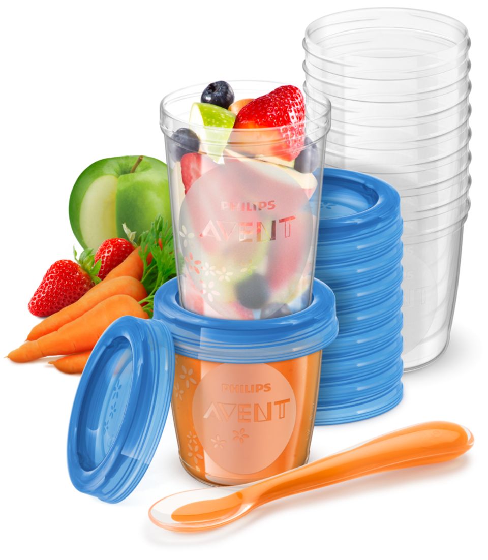 Avent baby sales food containers