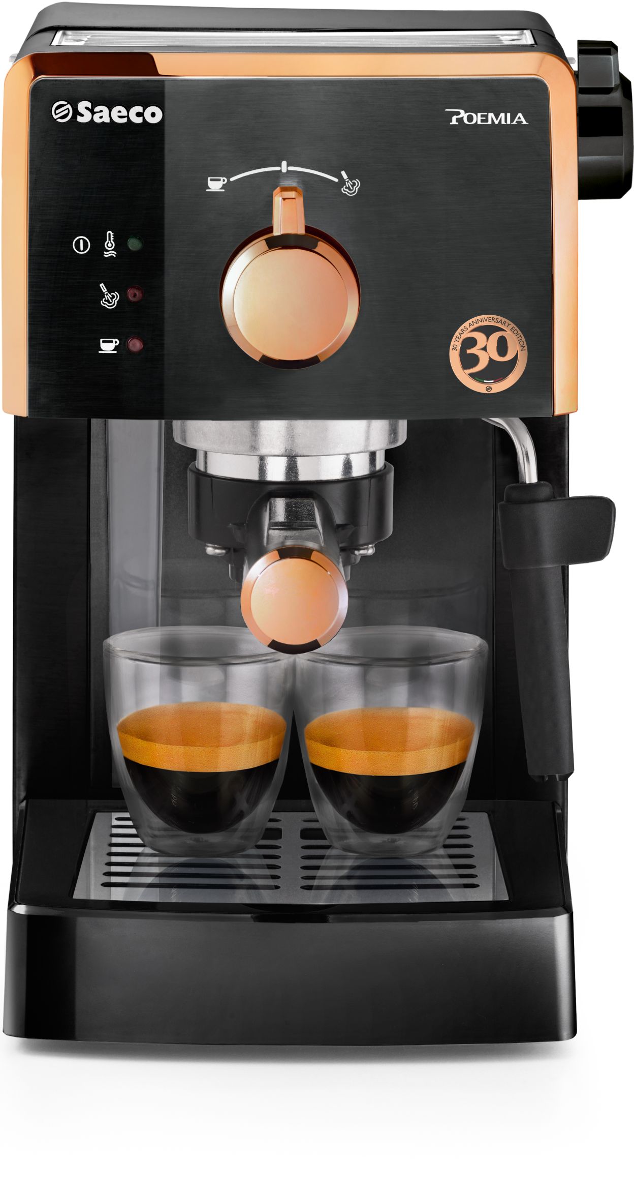 SAECO HD8425/11 Macchina per Caffè Espresso Manuale Poemia 950 Watt Colore  Nero - Miglior Prezzo