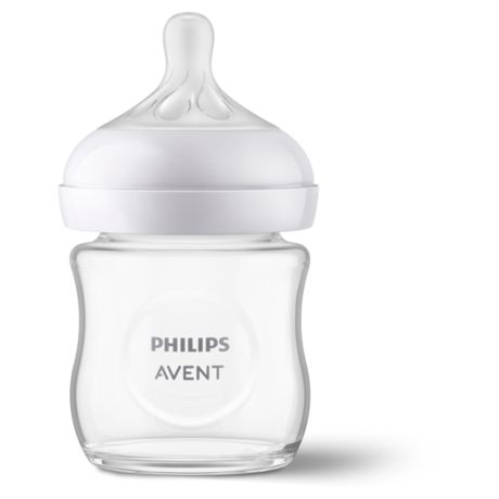 SCY930/01 Philips Avent Natural Response Babyflasche aus Glas 0M+ 120ml