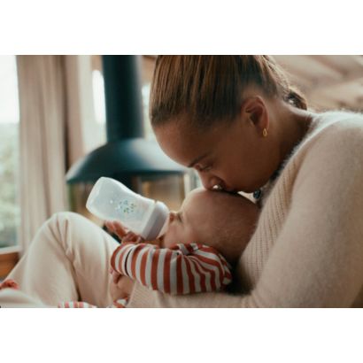 Supports baby's individual drinking rhythm