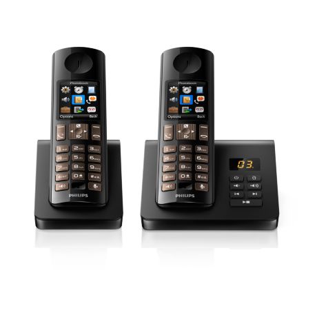 D7052B/22  Draadloze telefoon met antwoordapparaat