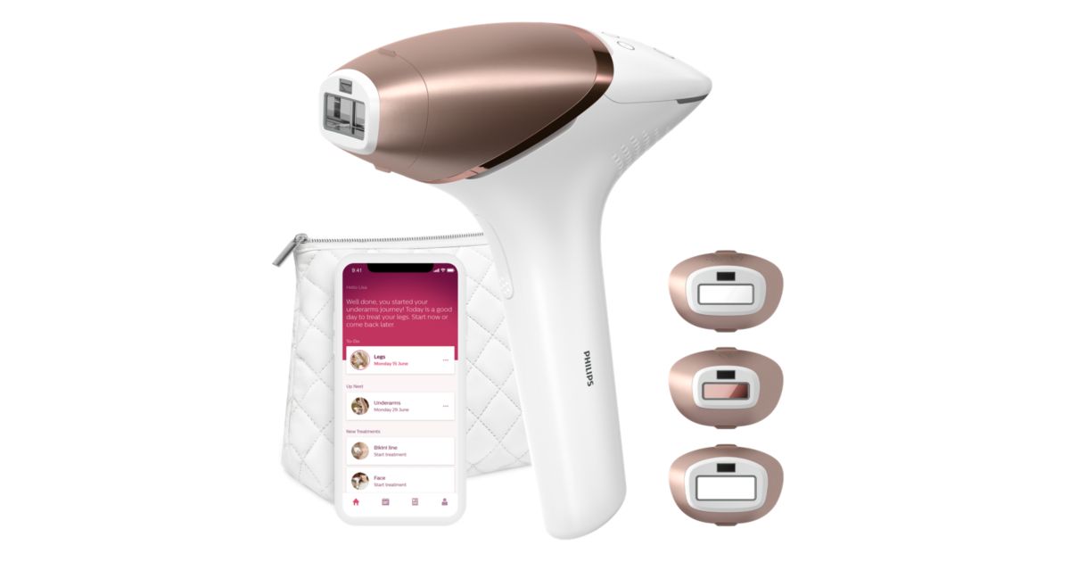 Lumea IPL 9000 Series IPL Hair removal device with SenseIQ BRI955/00 ...