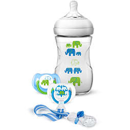 Avent Natural elephant design gift set