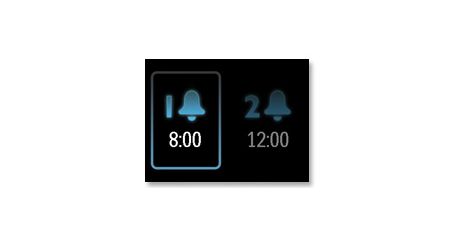 Dual alarm time