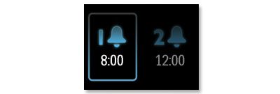 Dual alarm time