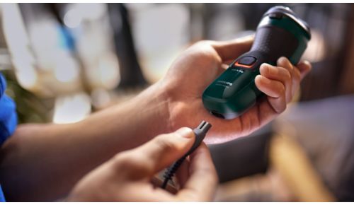 40 minuten draadloos scheren na 1 uur opladen