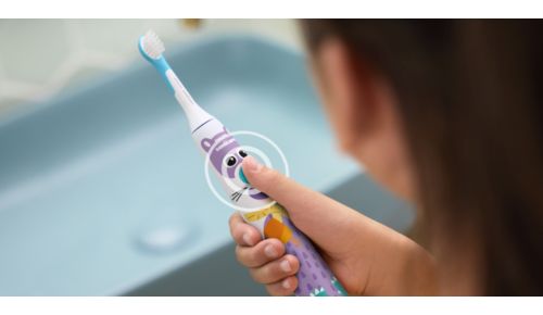 2 intensitetsindstillinger giver en blid børstning