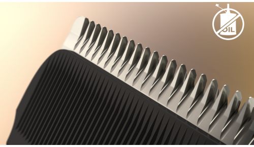 De messen hoeven nooit te worden geolied