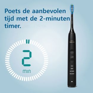 Sonicare DiamondClean 9000 Elektrische sonische tandenborstel met app - Zwart