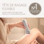 Rasage précis. Même dans les zones difficiles d'accès.
