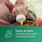 Mantiene el ritmo de succión individual del bebé