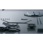 4K UHD ултратънък LED телевизор, работещ с Android