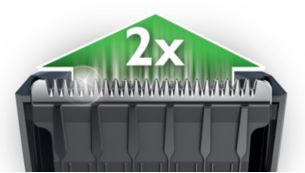 Double-sharpened cutting element with reduced friction