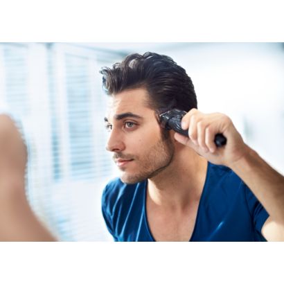 Styling preciso di barba e capelli