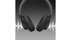 Protecções com isolamento de ruído over-ear para manter a sua música só para si
