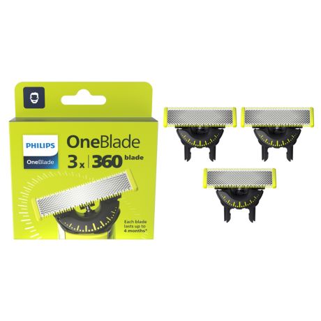 QP430/50 OneBlade 360 Lame de schimb (3 buc)