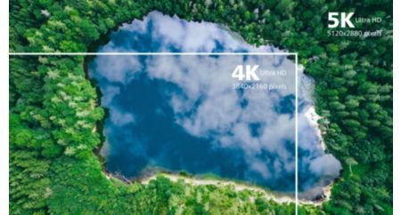 Разрешение 5K Ultra HD (5120 x 2880) для невероятной четкости