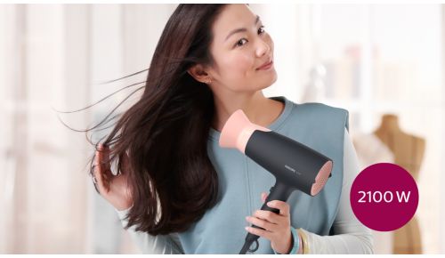 Secado potente con 2100 W