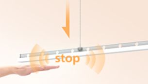 Lift with gentle touch
