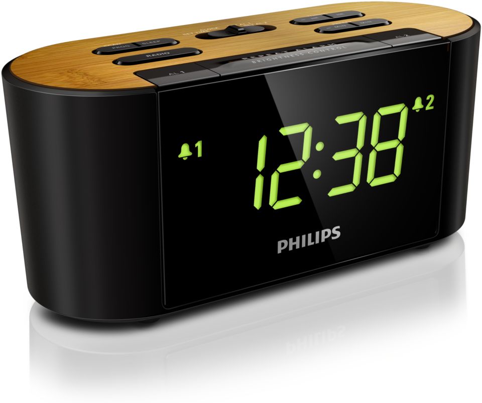 Reloj despertador electrónico de viaje Philips HR5278/de colección/raro/era  espacial/años 90