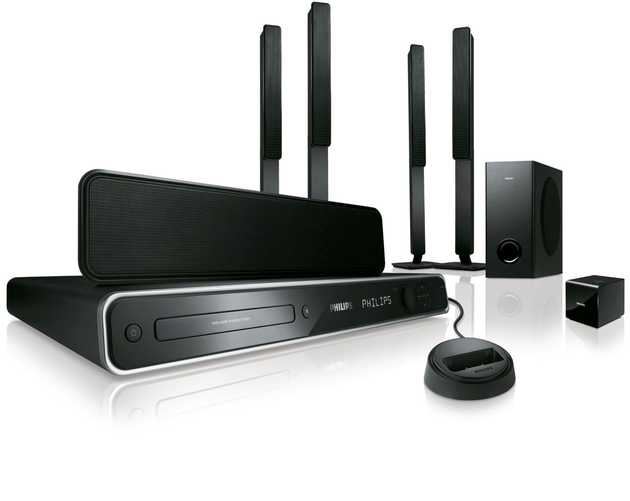 Philips home theatre wireless best sale rear speakers