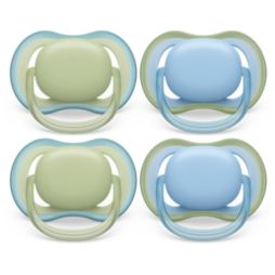 Philips Avent Orthodontic Pacifier, 0-6 months, Various Animal Designs, 2  pack, SCF182/23 (Design may vary) 