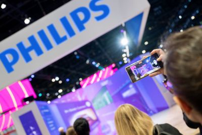 Philips tradeshow booth