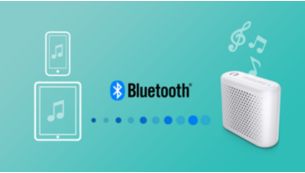 Wireless music streaming via Bluetooth