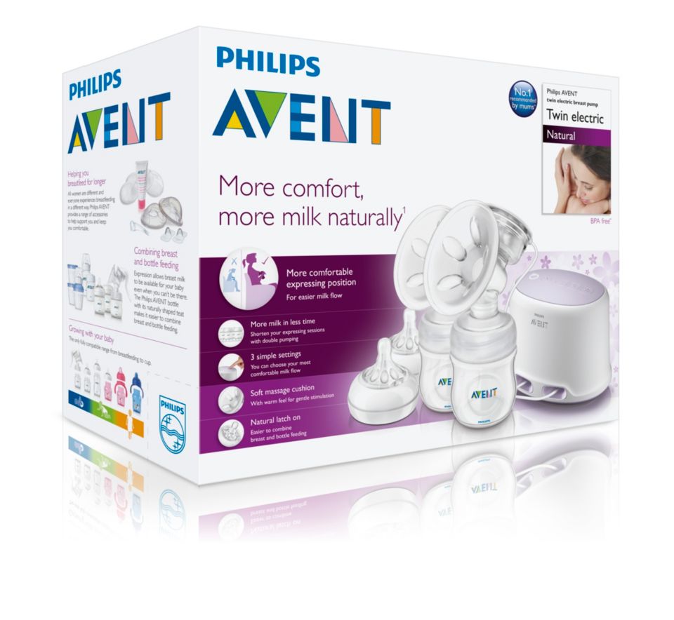 Philips avent electric double breast sale pump