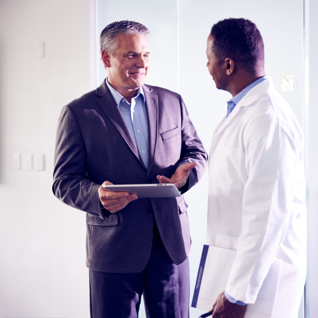 A clinician and an executive discuss partnerships with technology partners