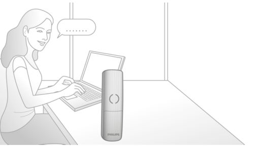 Afzonderlijke handset met luidspreker voor gemakkelijk handsfree telefoneren