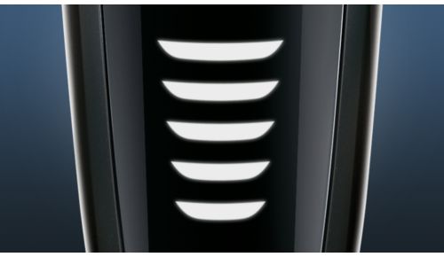 Controlla le funzioni del rasoio in tempo reale