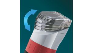 Contour-following comb for speed and comfort