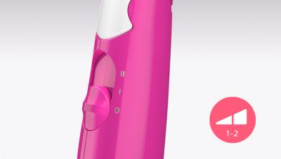 2 pielāgojami ātruma iestatījumi nodrošina saudzīgu žāvēšanu