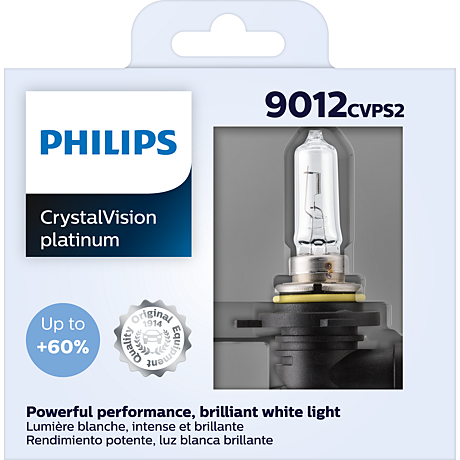 LUM9012CVPS2/50 CrystalVision platinum Car headlight bulb