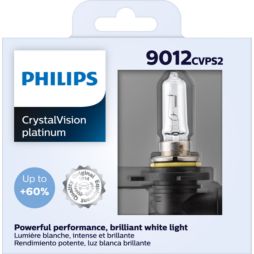 Philips Crystal Vision Platinum H7 55W Two Bulbs Headlight Fog Light 