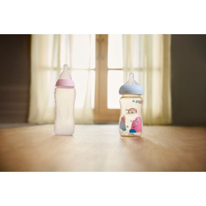 Supports baby's individual drinking rhythm