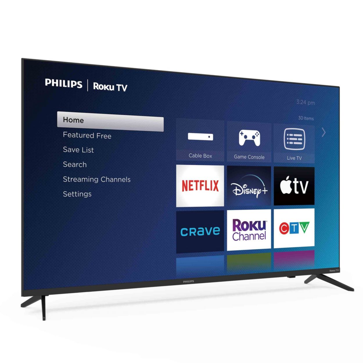 6600 series LED LCD TV 55PUL6643/F6 | Roku