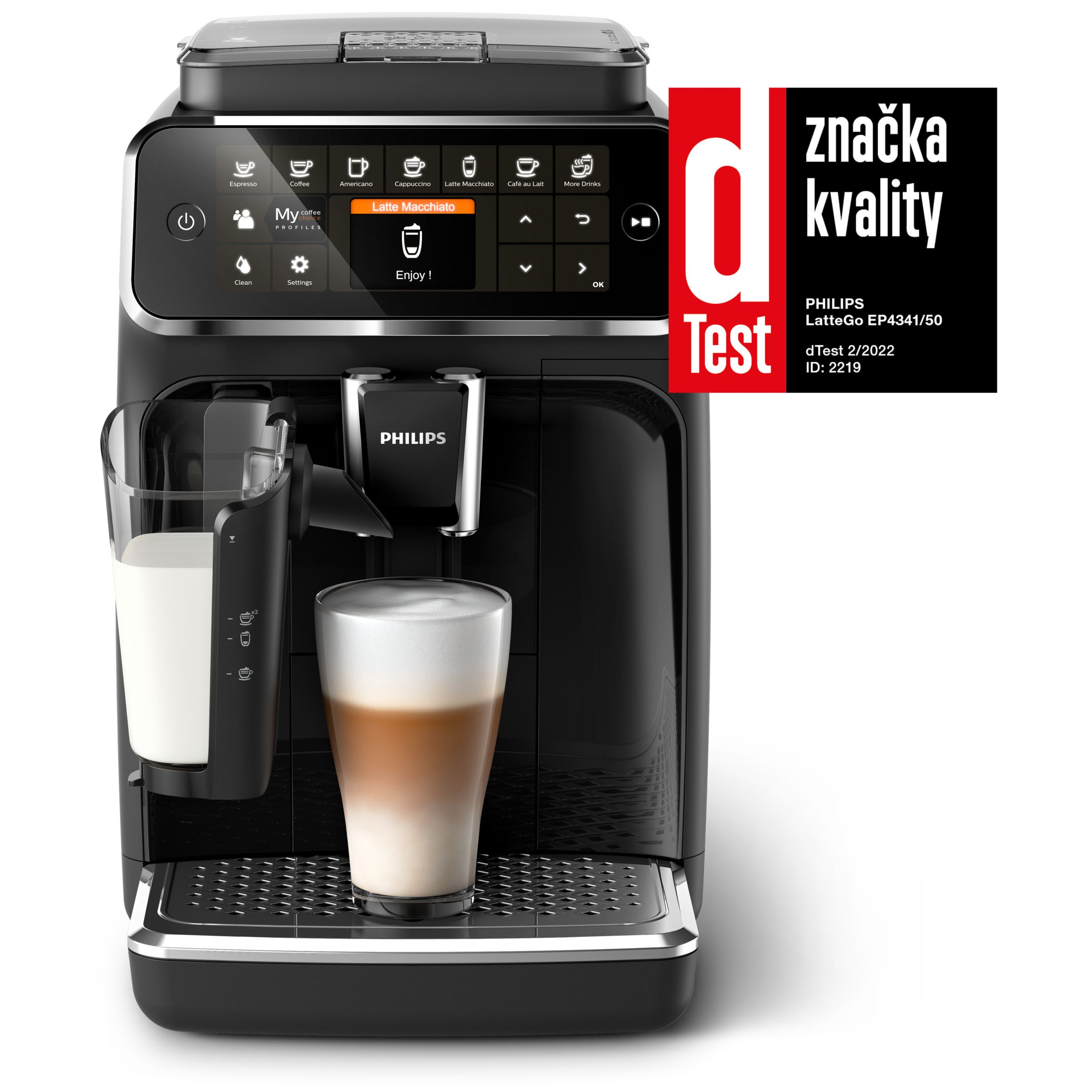 Philips Series 4300 LatteGo - Plně Automatický Kávovar - EP4341/50