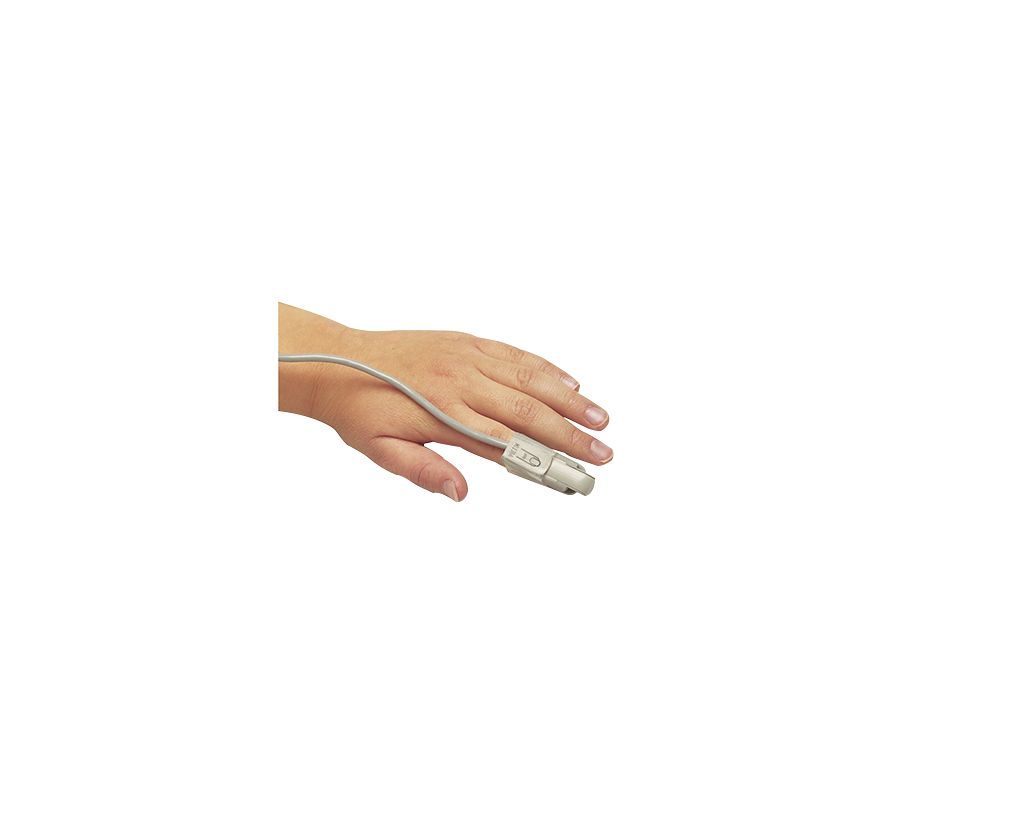 Single-patient, adult and pediatric SpO₂ clip sensor Pulse oximetry supplies